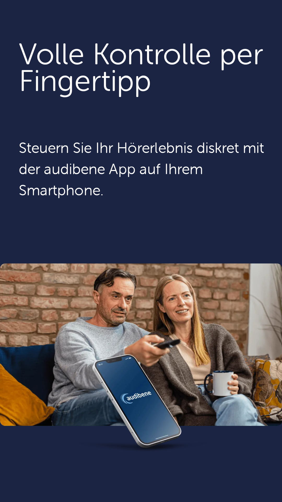 Audibene App – Hörgeräte einfach per App steuern